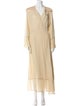 La Perla Silk Lace Trim Embellishment Robe