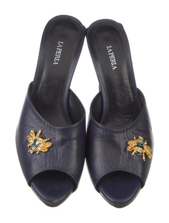 La Perla Leather Mules