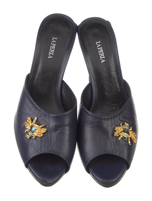 La Perla Leather Mules