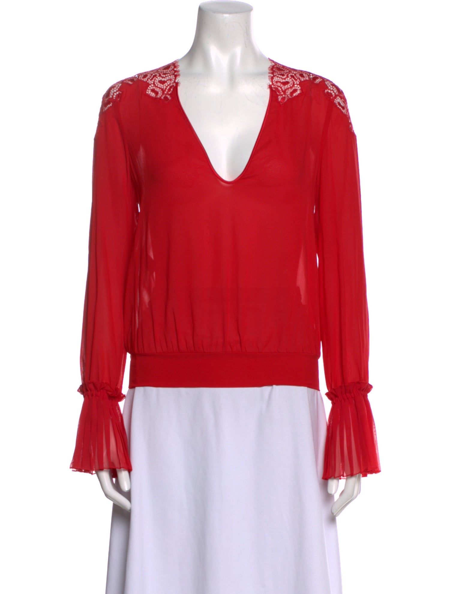 La Perla Silk V-Neck Blouse