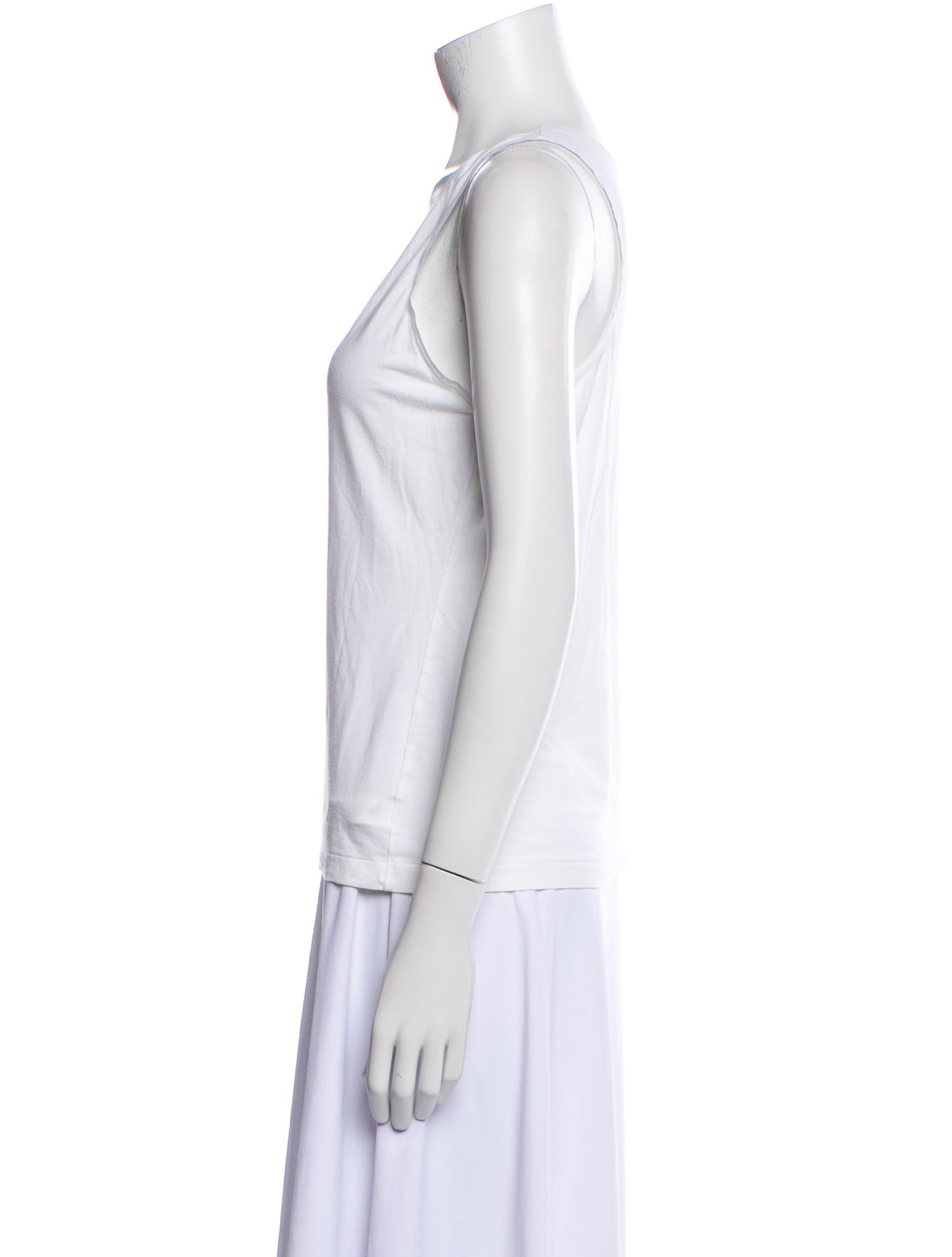 La Perla Scoop Neck Sleeveless Top