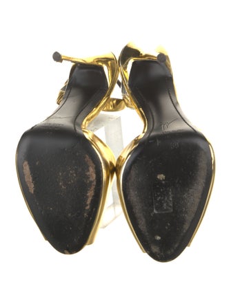 La Perla Patent Leather Slingback Pumps