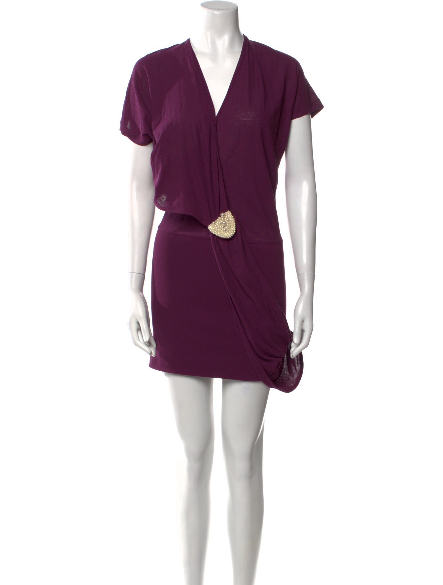La Perla V-Neck Mini Dress