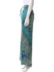 La Perla Paisley Print Wide Leg Pants
