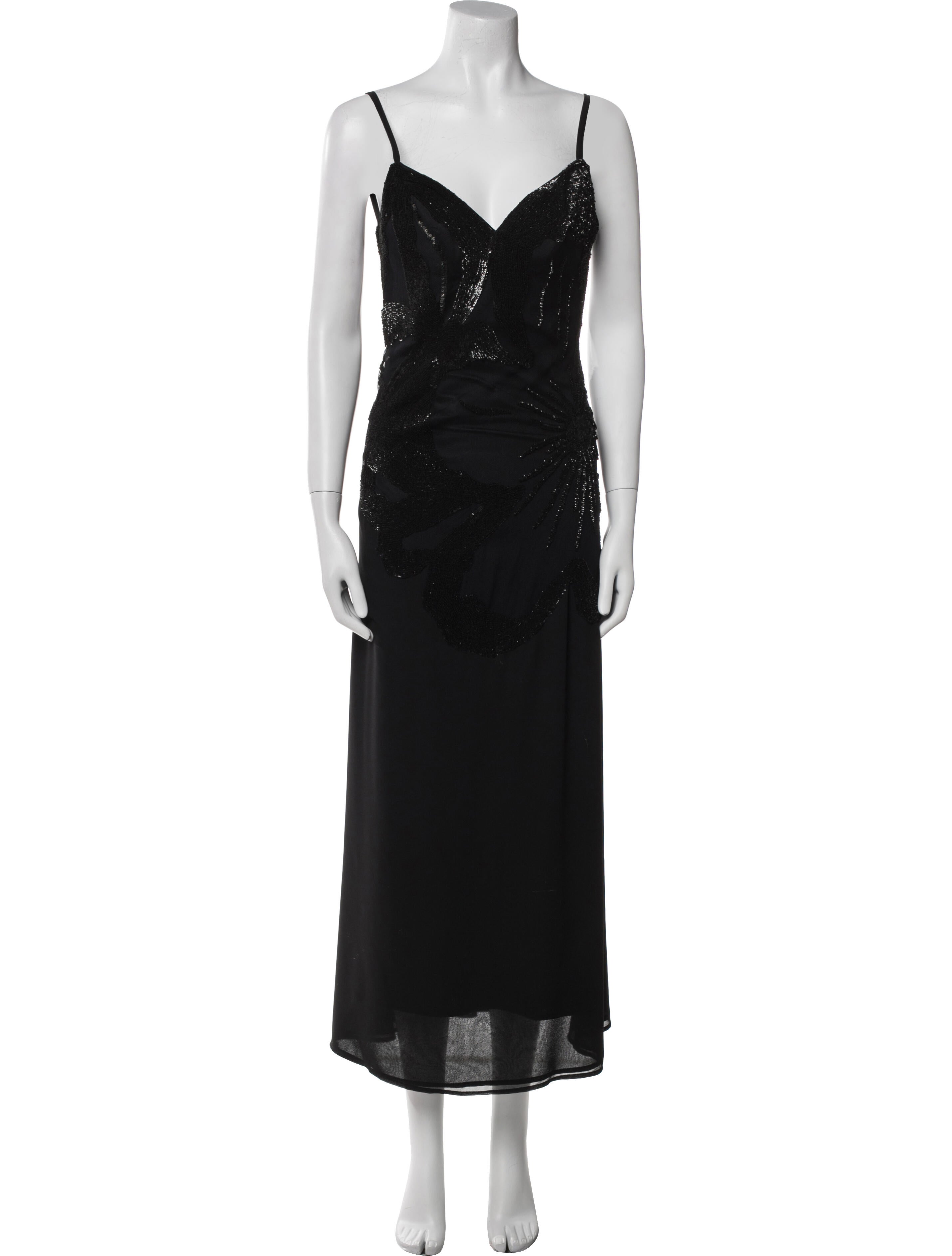 La Perla Square Neckline Long Dress