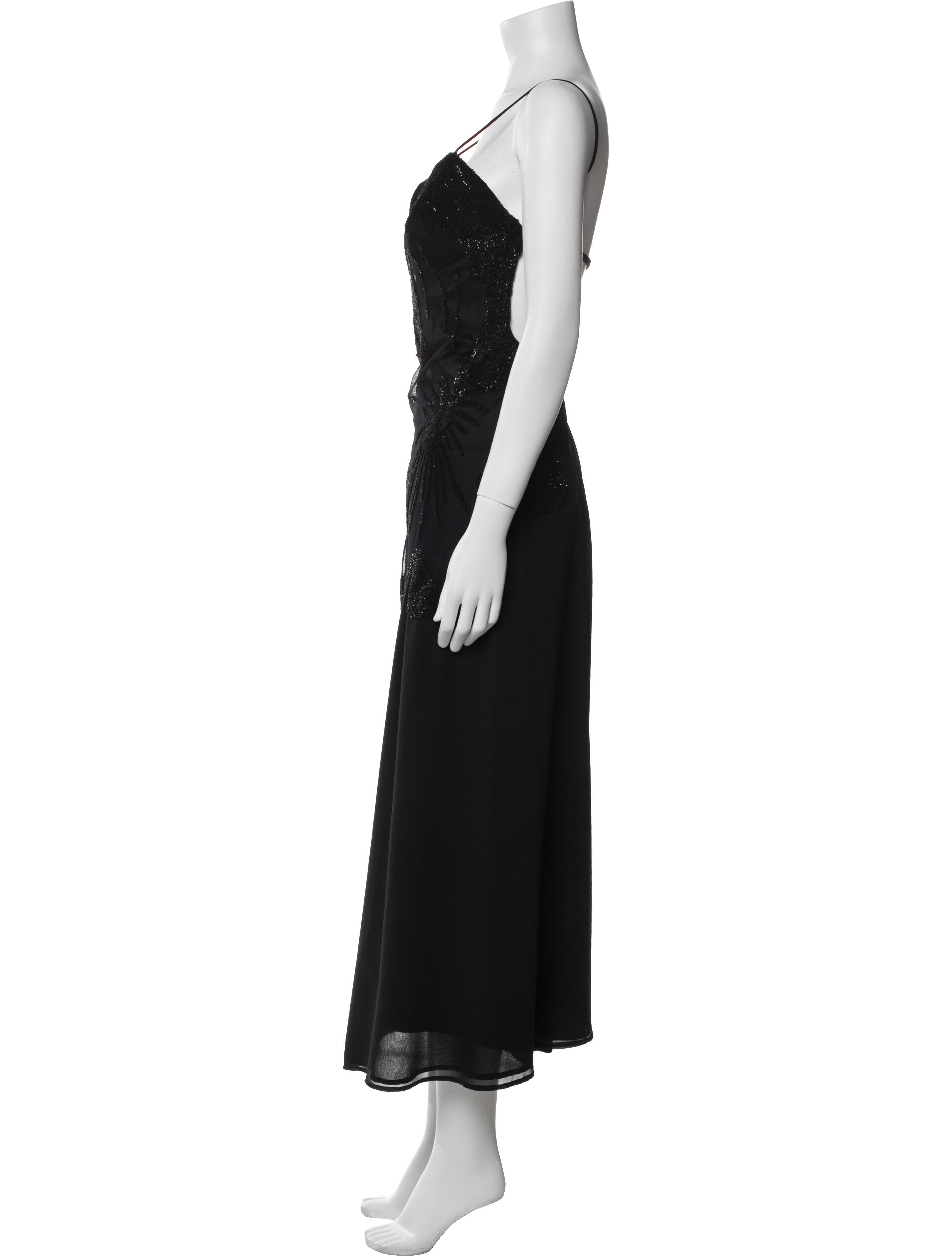 La Perla Square Neckline Long Dress