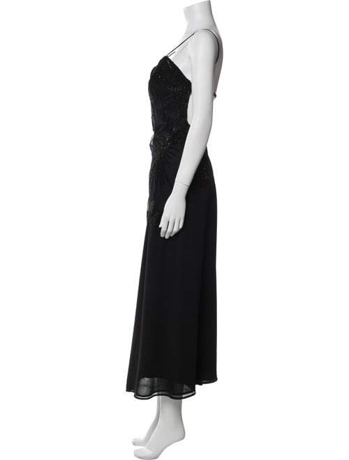 La Perla Square Neckline Long Dress