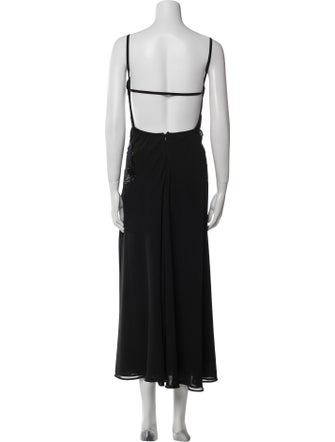 La Perla Square Neckline Long Dress
