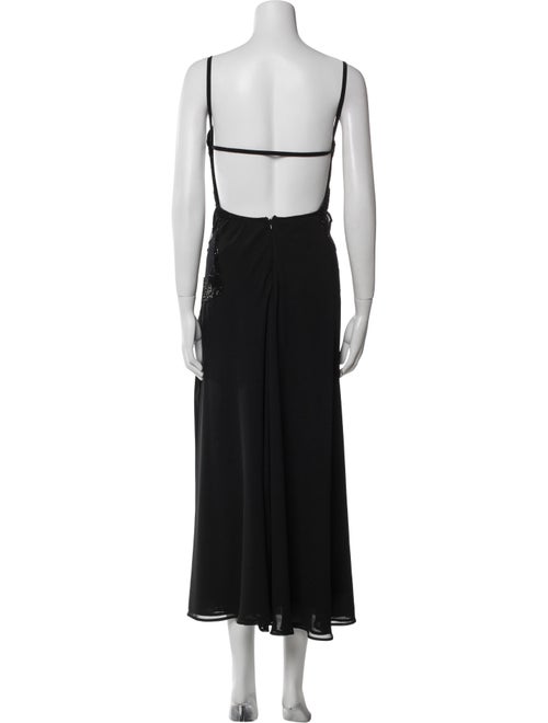 La Perla Square Neckline Long Dress