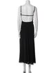 La Perla Square Neckline Long Dress