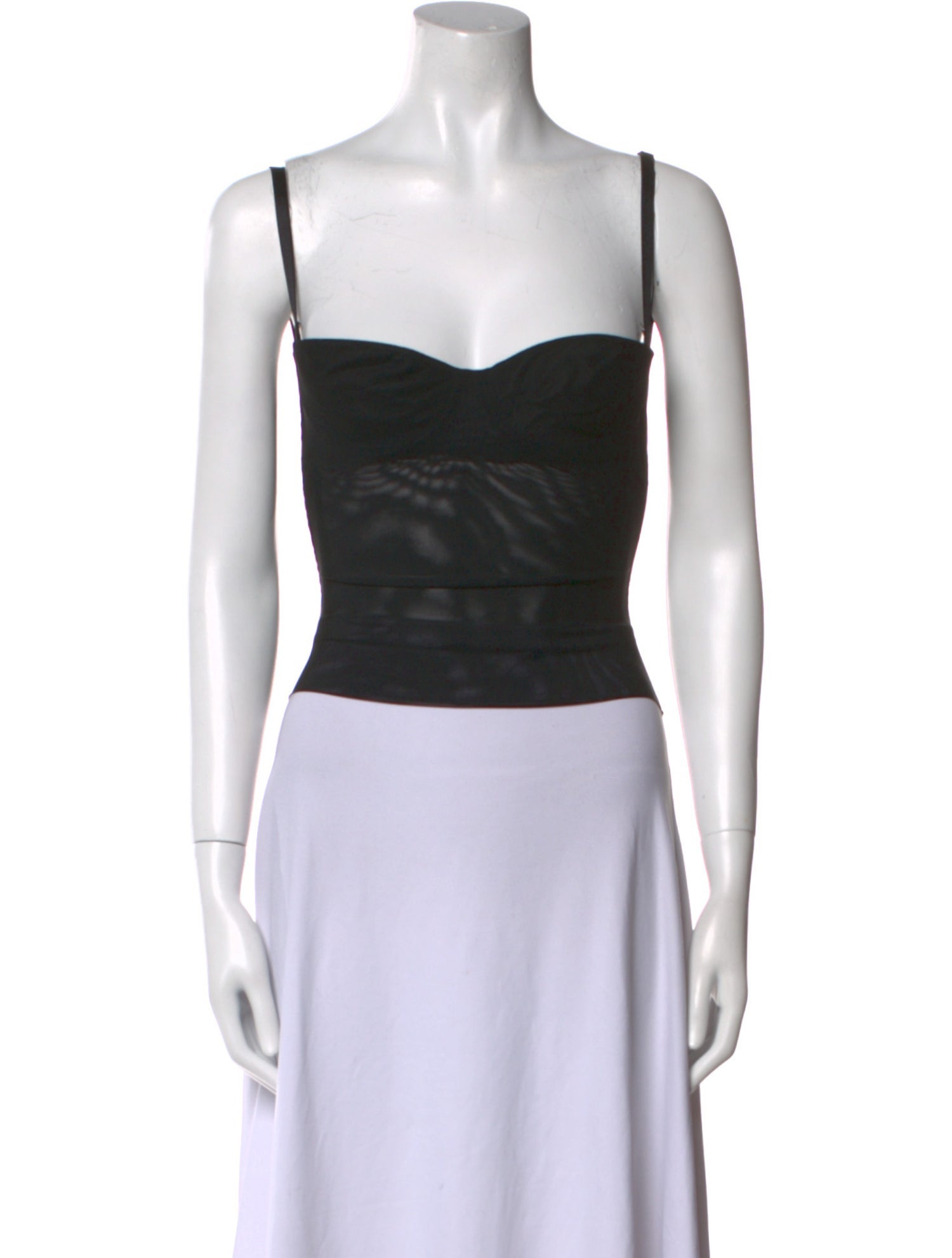 La Perla Nylon Square Neckline Crop Top