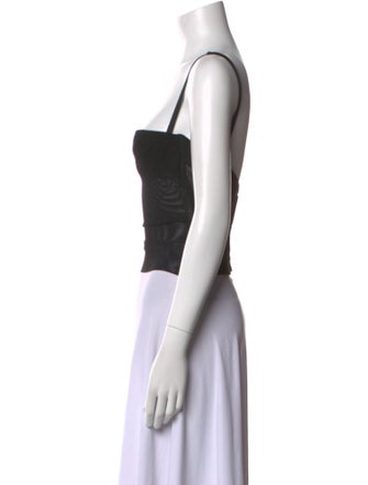 La Perla Nylon Square Neckline Crop Top