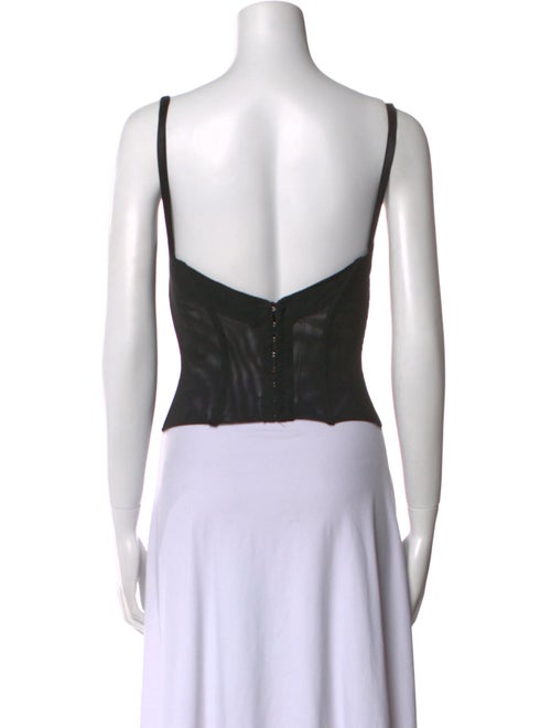 La Perla Nylon Square Neckline Crop Top