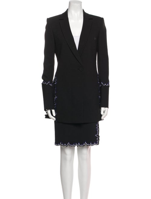 La Perla Virgin Wool Cutout Accent Skirt Set