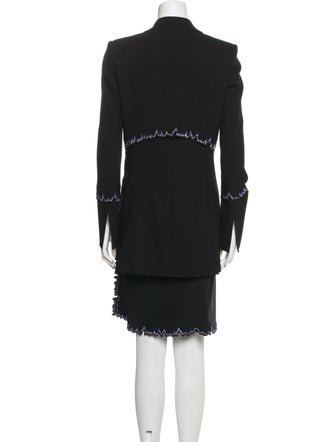 La Perla Virgin Wool Cutout Accent Skirt Set