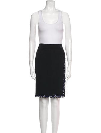 La Perla Virgin Wool Cutout Accent Skirt Set