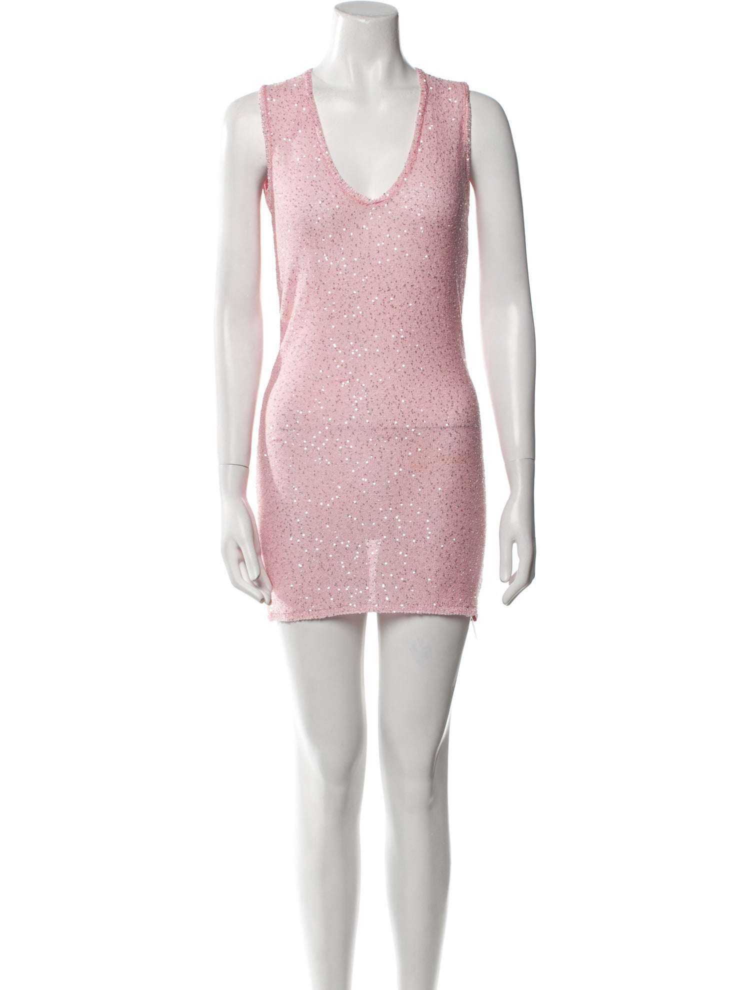 La Perla V-Neck Mini Dress