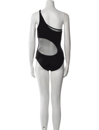 La Perla Graphic Print Sequin Embellishments One-Piece