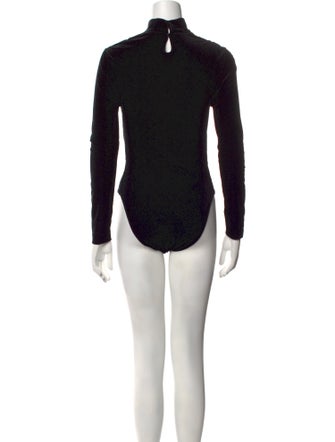 La Perla Lace Pattern Turtleneck Bodysuit