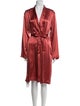 La Perla Silk Lace Trim Embellishment Robe