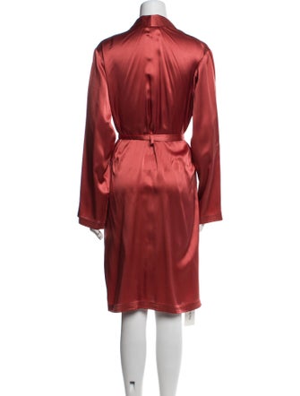 La Perla Silk Lace Trim Embellishment Robe