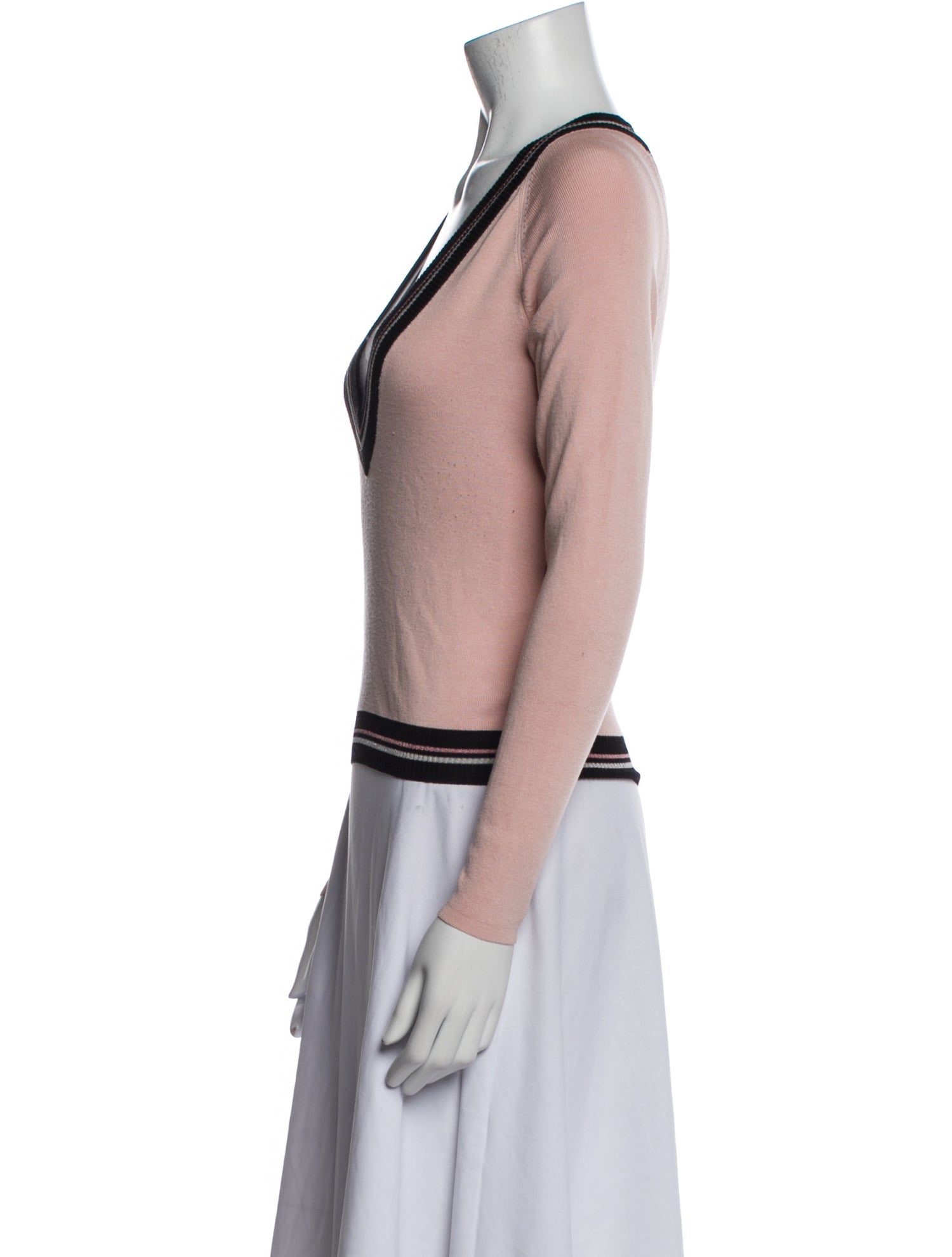 La Perla Silk Striped Sweater