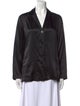 La Perla Silk Long Sleeve Button-Up Top