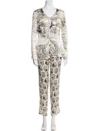 La Perla Silk Printed Pant Set