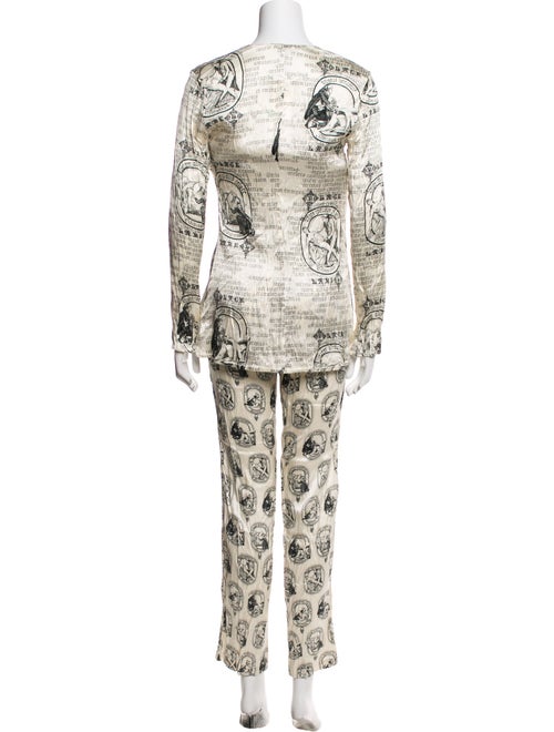 La Perla Silk Printed Pant Set