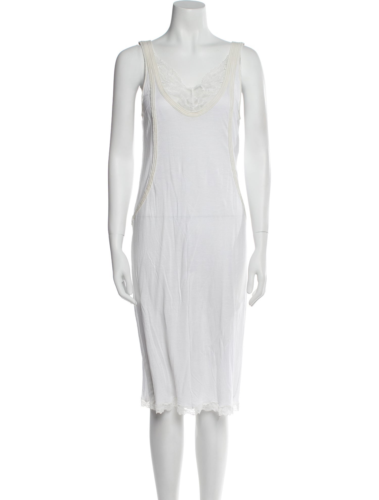 La Perla Cowl Neck Midi Length Dress