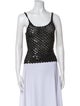 La Perla Scoop Neck Sleeveless Top
