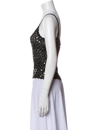 La Perla Scoop Neck Sleeveless Top