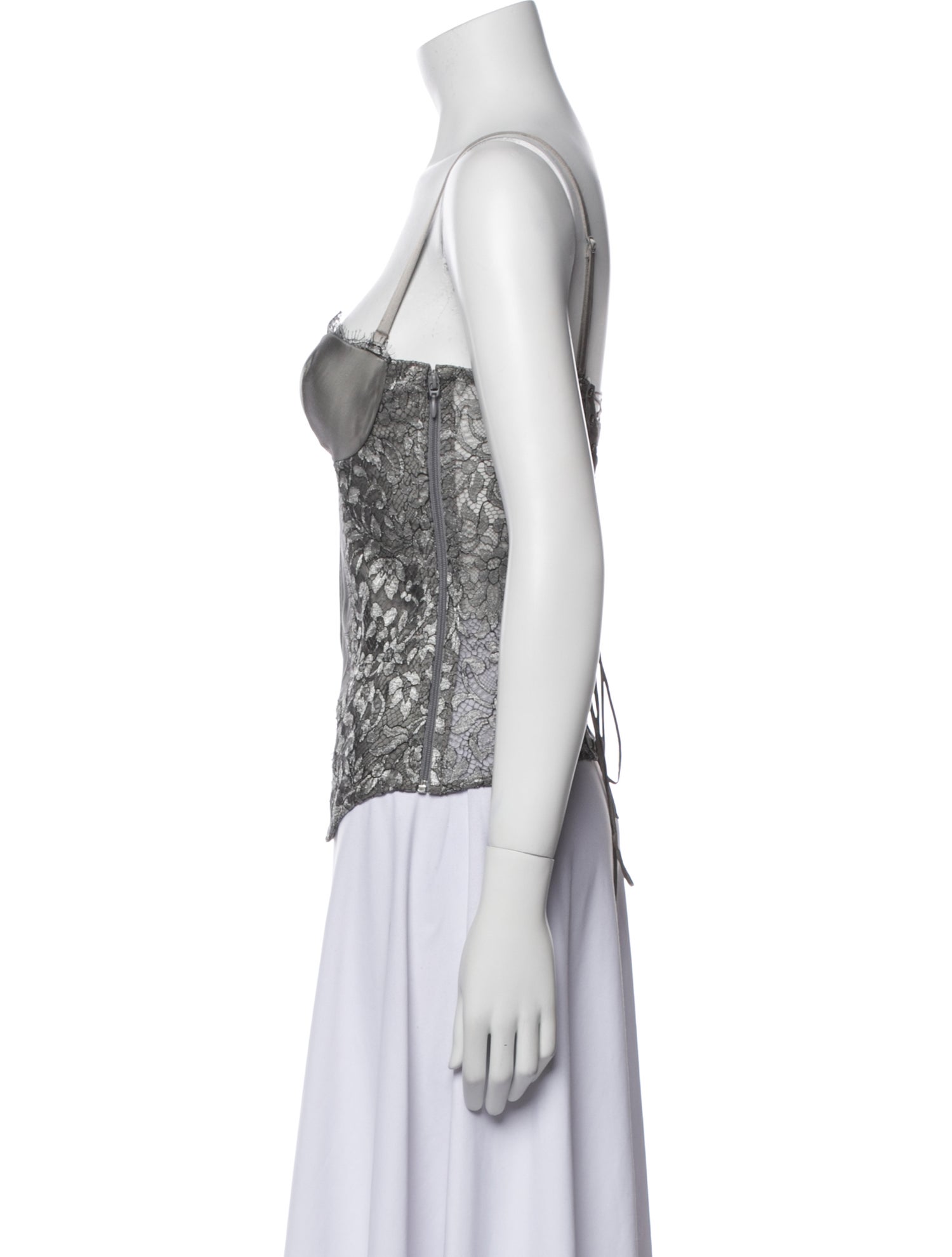 La Perla Square Neckline Sleeveless Top w/ Tags