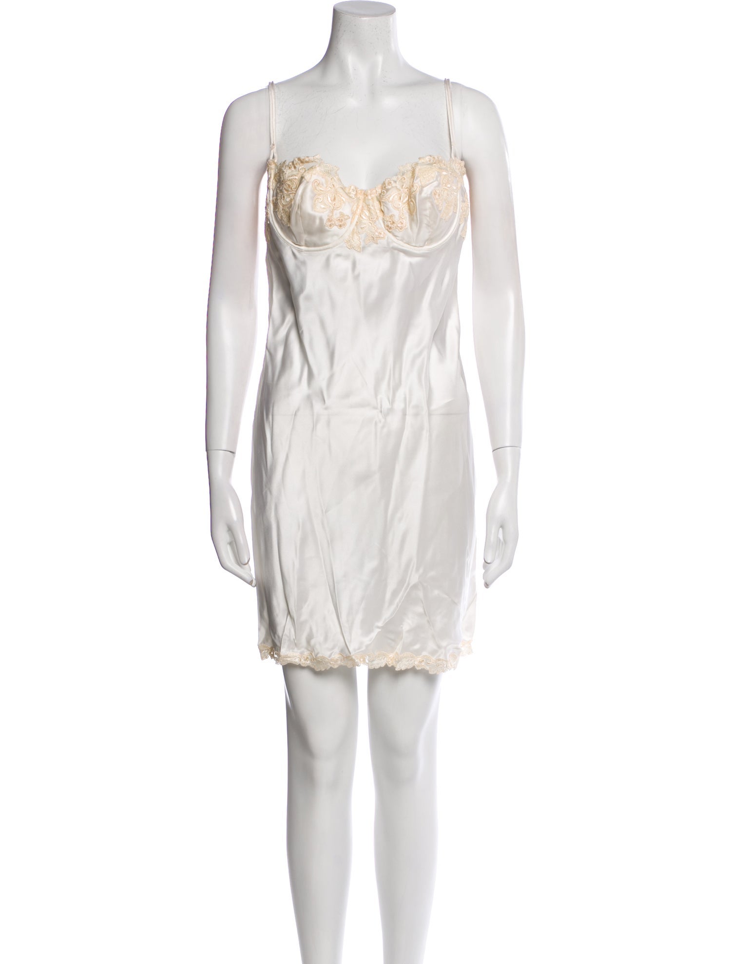 La Perla Silk Embroidered Accent Nightgown w/ Tags