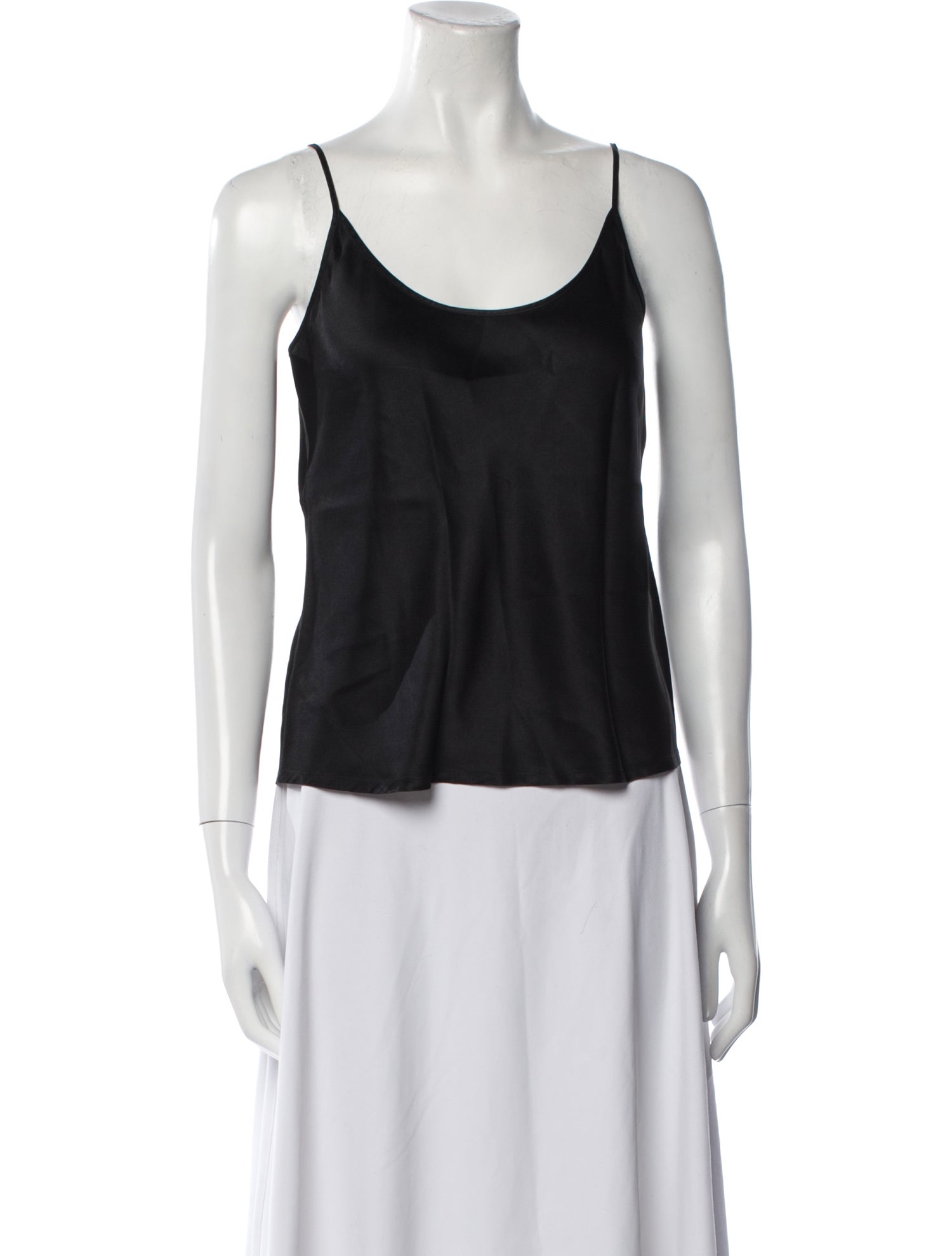 La Perla Silk Scoop Neck Top