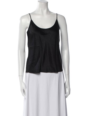 La Perla Silk Scoop Neck Top