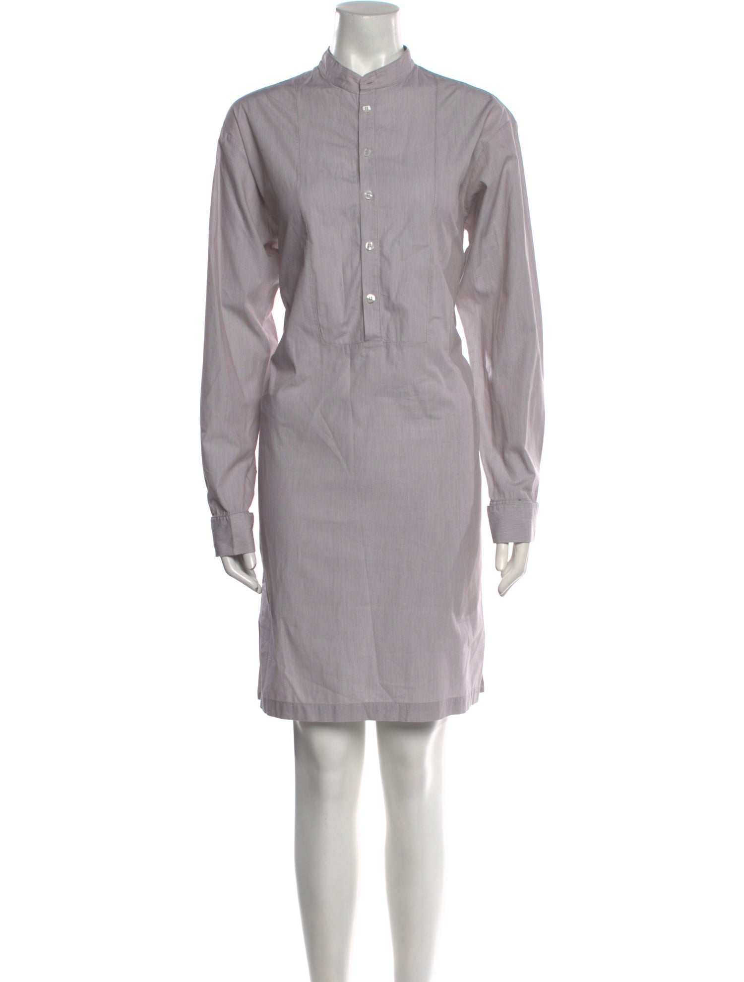 La Perla Mock Neck Knee-Length Dress