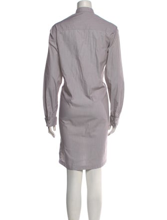 La Perla Mock Neck Knee-Length Dress