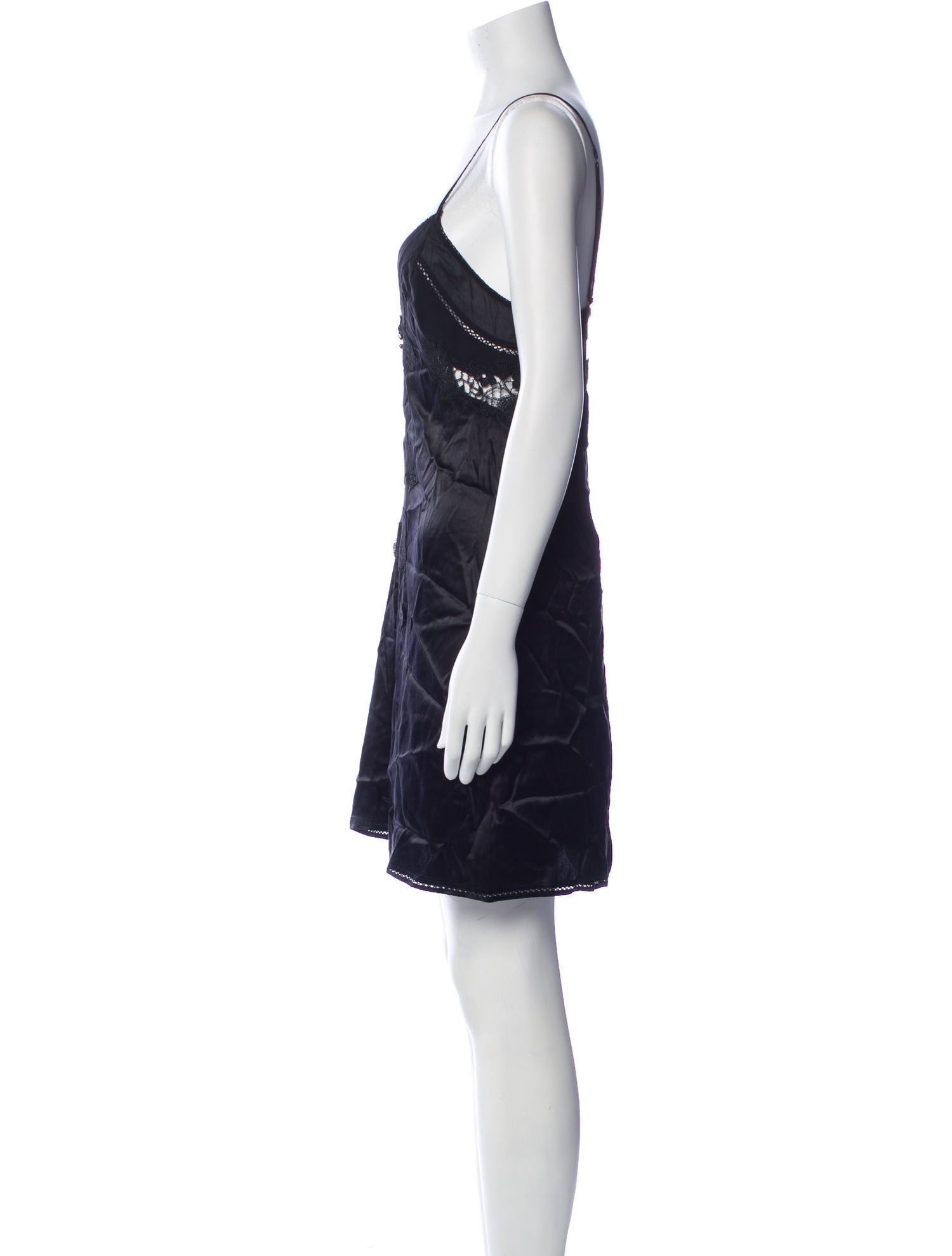 La Perla Silk Lace Trim Embellishment Nightgown