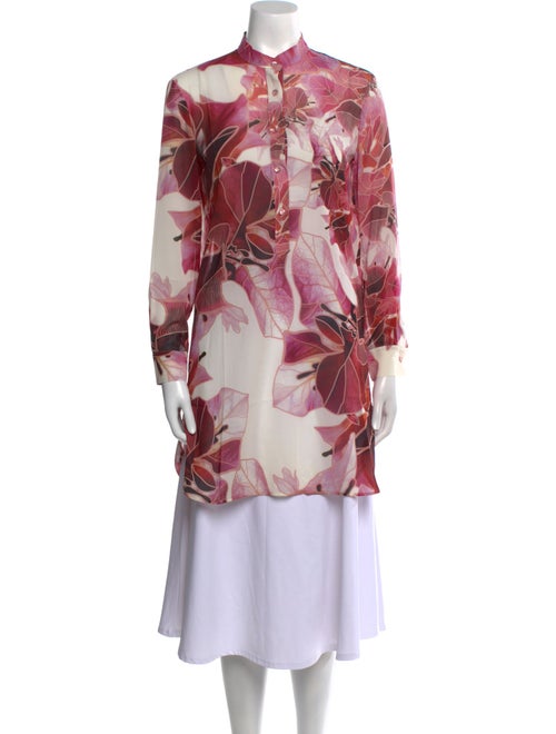 La Perla Silk Floral Print Tunic