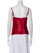 La Perla Silk Square Neckline Top