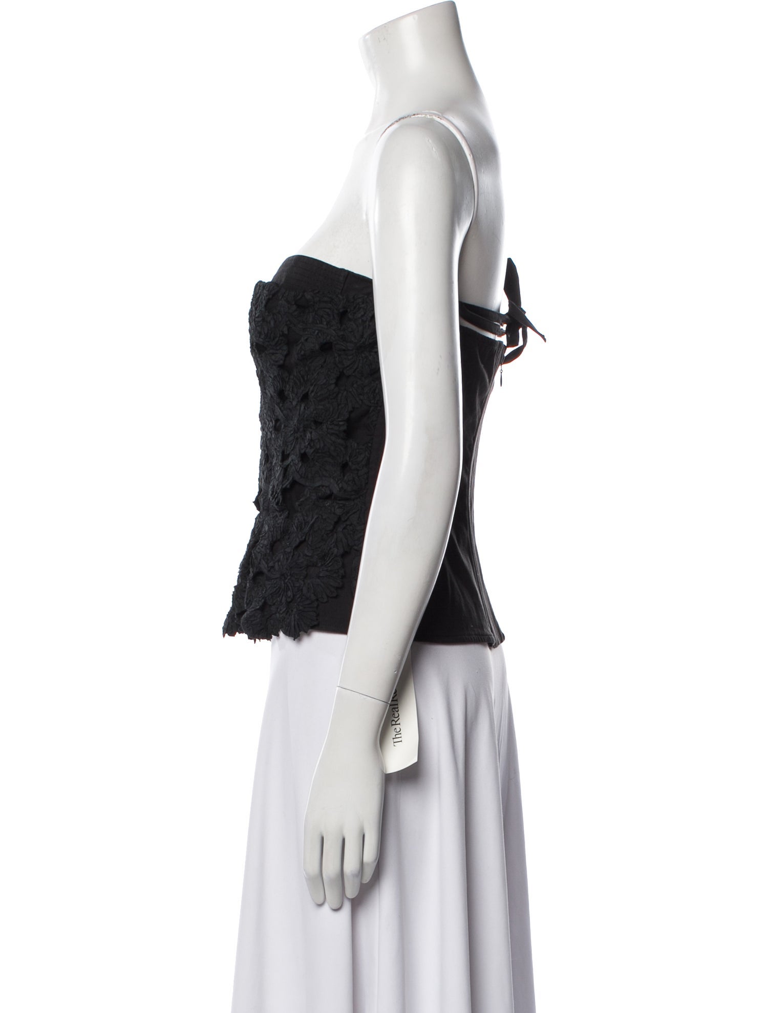 La Perla Strapless Crop Top