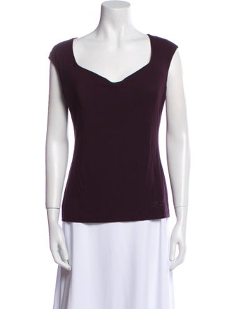 La Perla V-Neck Sleeveless Top