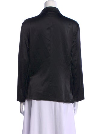 La Perla Silk Long Sleeve Button-Up Top