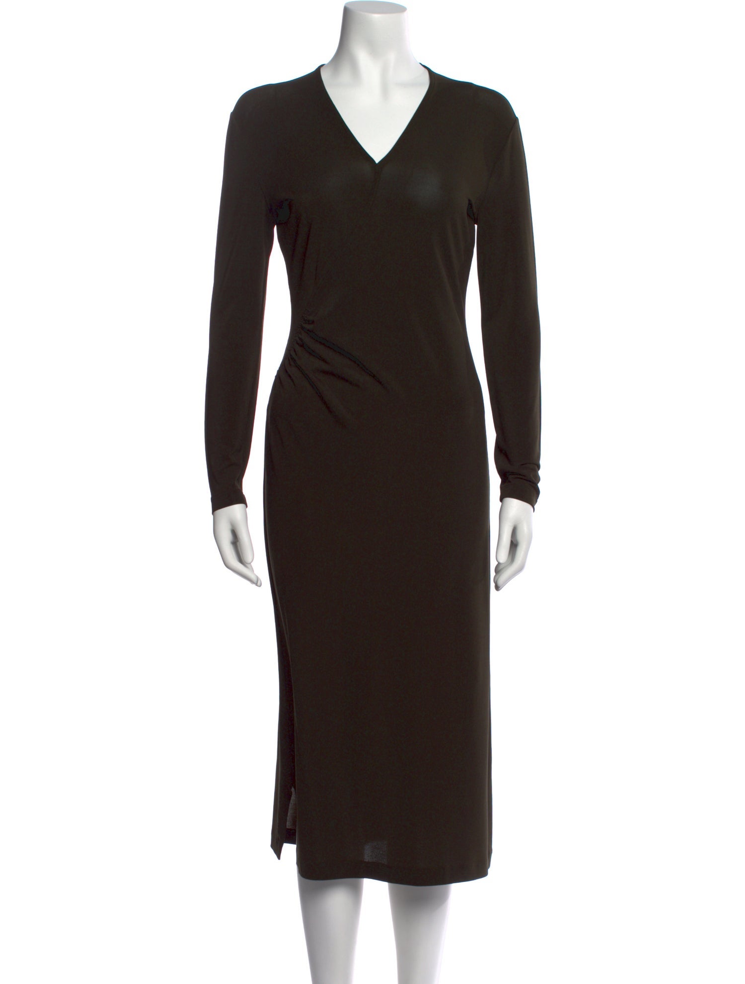 La Perla V-Neck Midi Length Dress