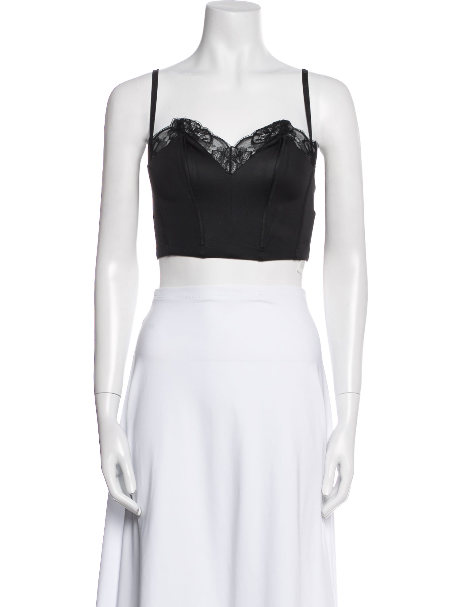 La Perla Nylon Square Neckline Crop Top w/ Tags