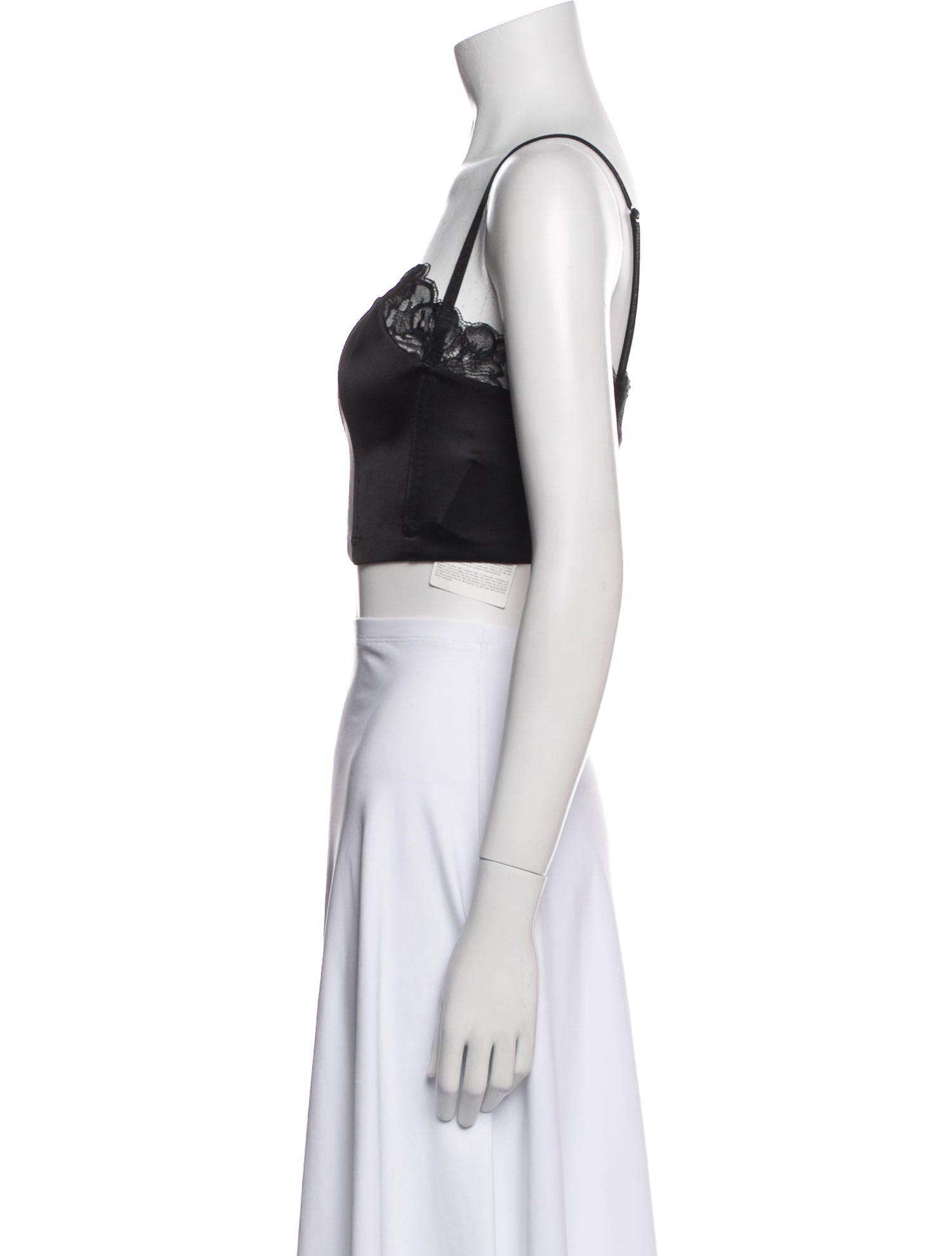 La Perla Nylon Square Neckline Crop Top w/ Tags