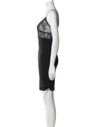 La Perla Silk Lace Trim Embellishment Nightgown