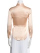 La Perla Silk Long Sleeve Button-Up Top