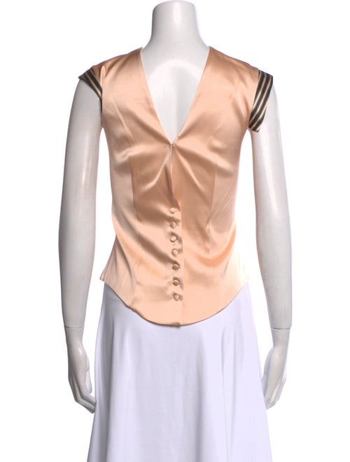 La Perla Silk Mock Neck Crop Top